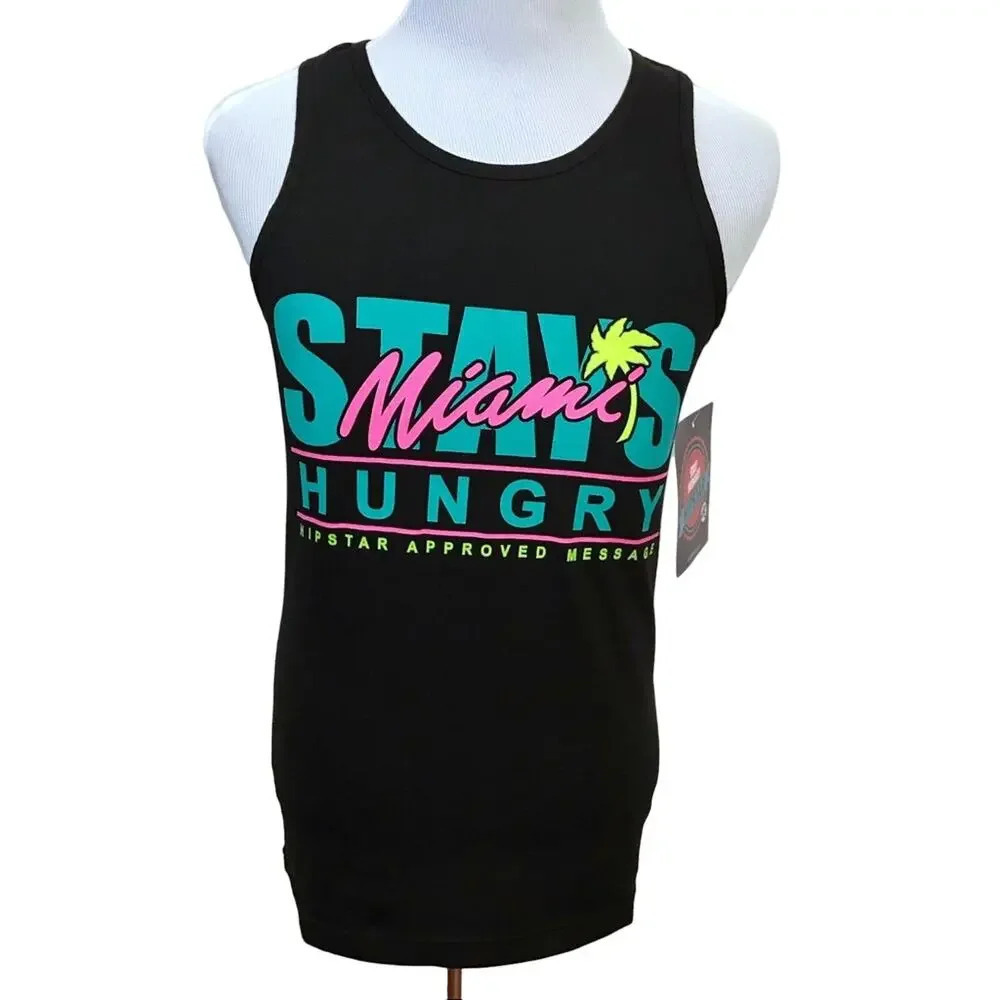 Hipstar NWT Black Graphic Tank Top Men S